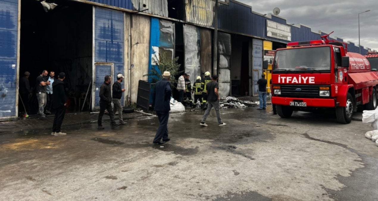 kayseride yangin is yerleri zarar gordu ahhBzcuz