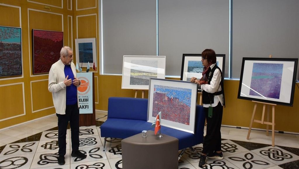 ressam devrim erbil sanatseverlerle bulustu hyDRh1Hf