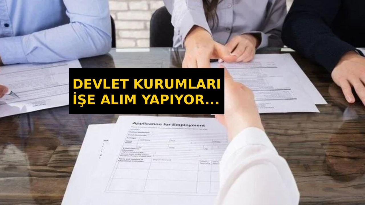 50'den fazla devlet kurumu 1050 sürekli işçi alımı için ilan paylaştı! İşte son başvuru tarihleri