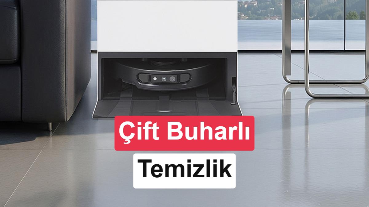 LG, dünyanın ilk çift 100°C buharlı robot süpürgesini tanıttı